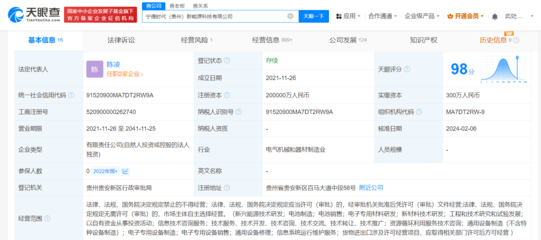 寧德時代貴州科技公司經營異常，新興能源技術研發之路何去何從？